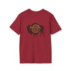 Buffalo Spiral Design Unisex Softstyle T-shirt