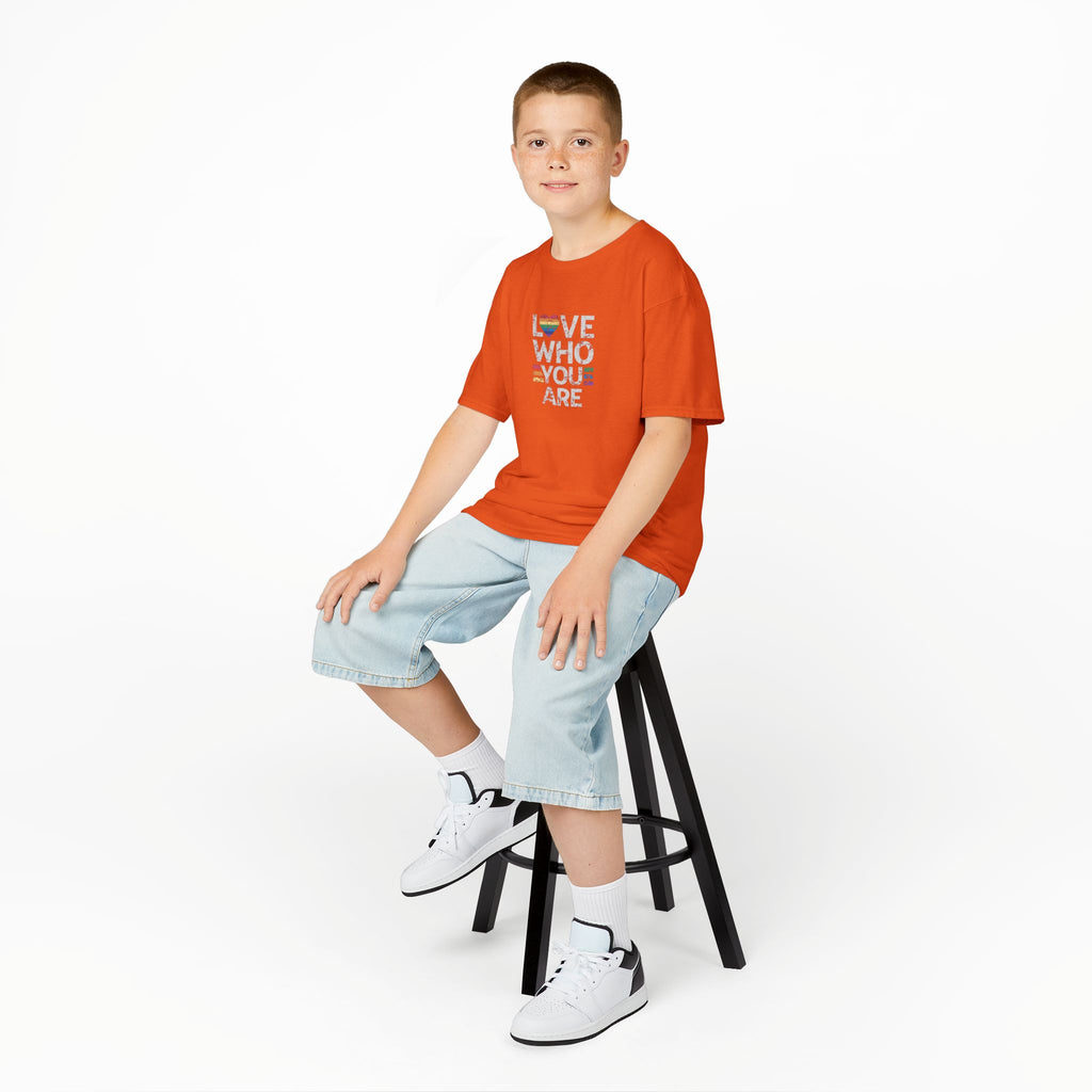 Love Who You Are Kids Heavy Cotton™ Tee - Pride Shirt for Children