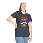 You Will Know Us By Our Love T-Shirt — Queer Inclusion Pride Tee
