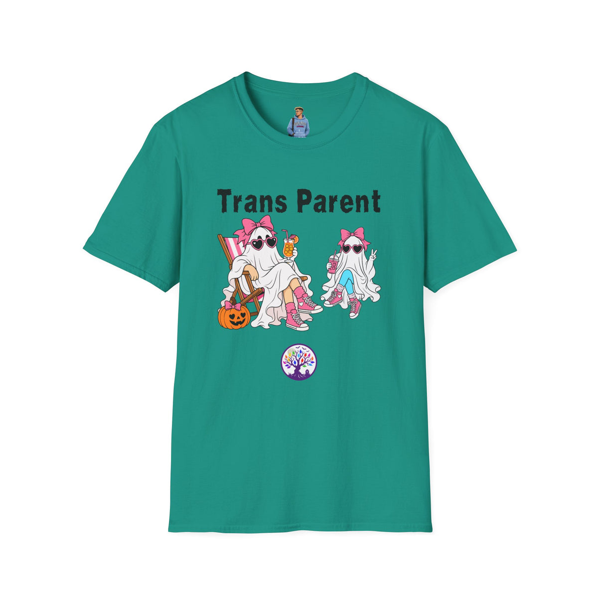 Trans Parent 1 Halloween Pride Tree Las Vegas T-Shirt