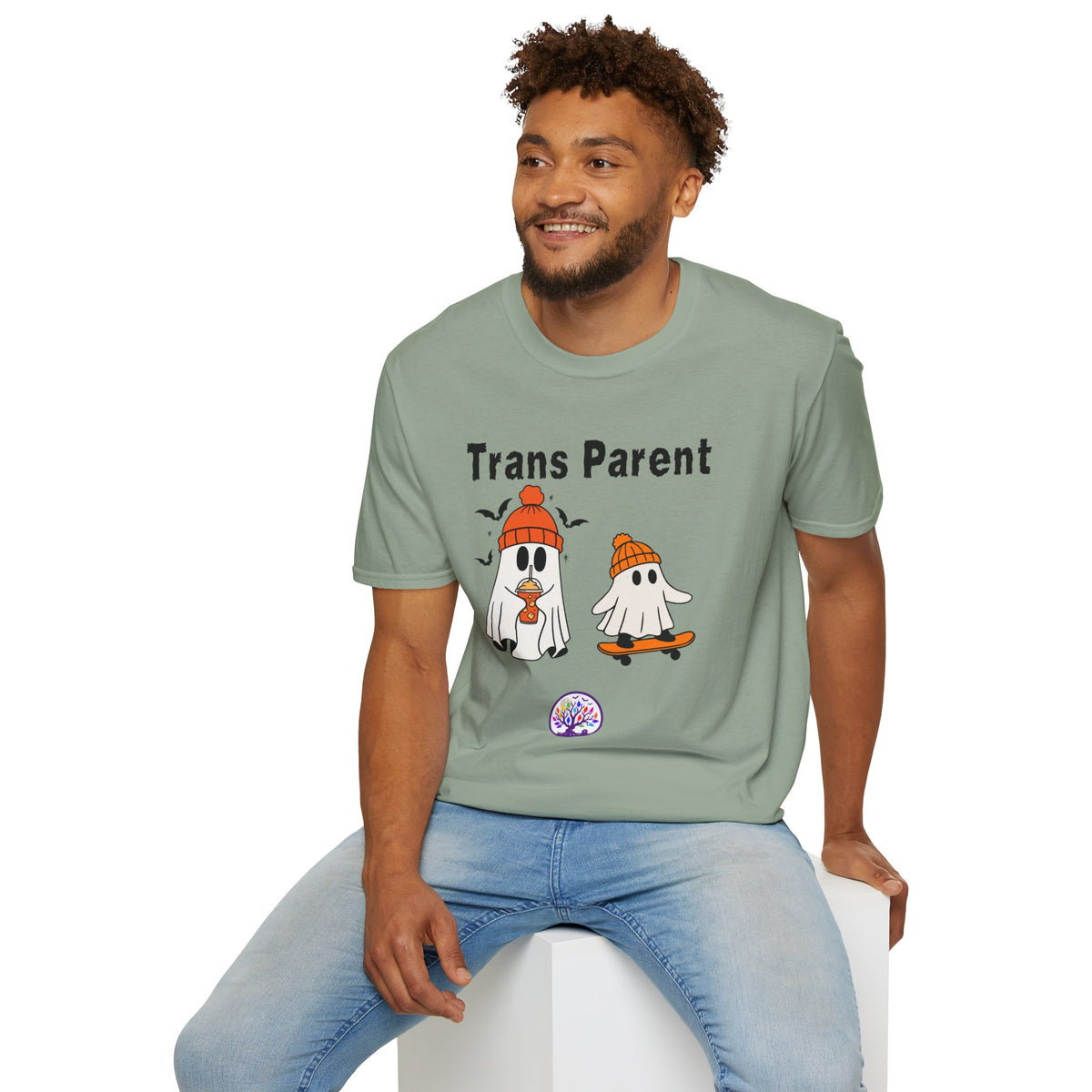 Trans Parent 7 Halloween Pride Tree Las Vegas T-Shirt