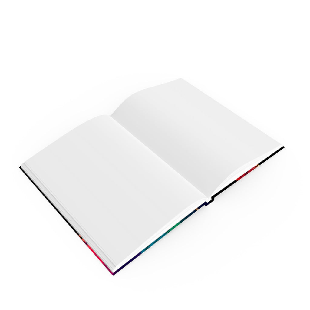 Rainbow Fractal Bear Design Journal - Perfect for Gifts, Journaling, and Celebrations