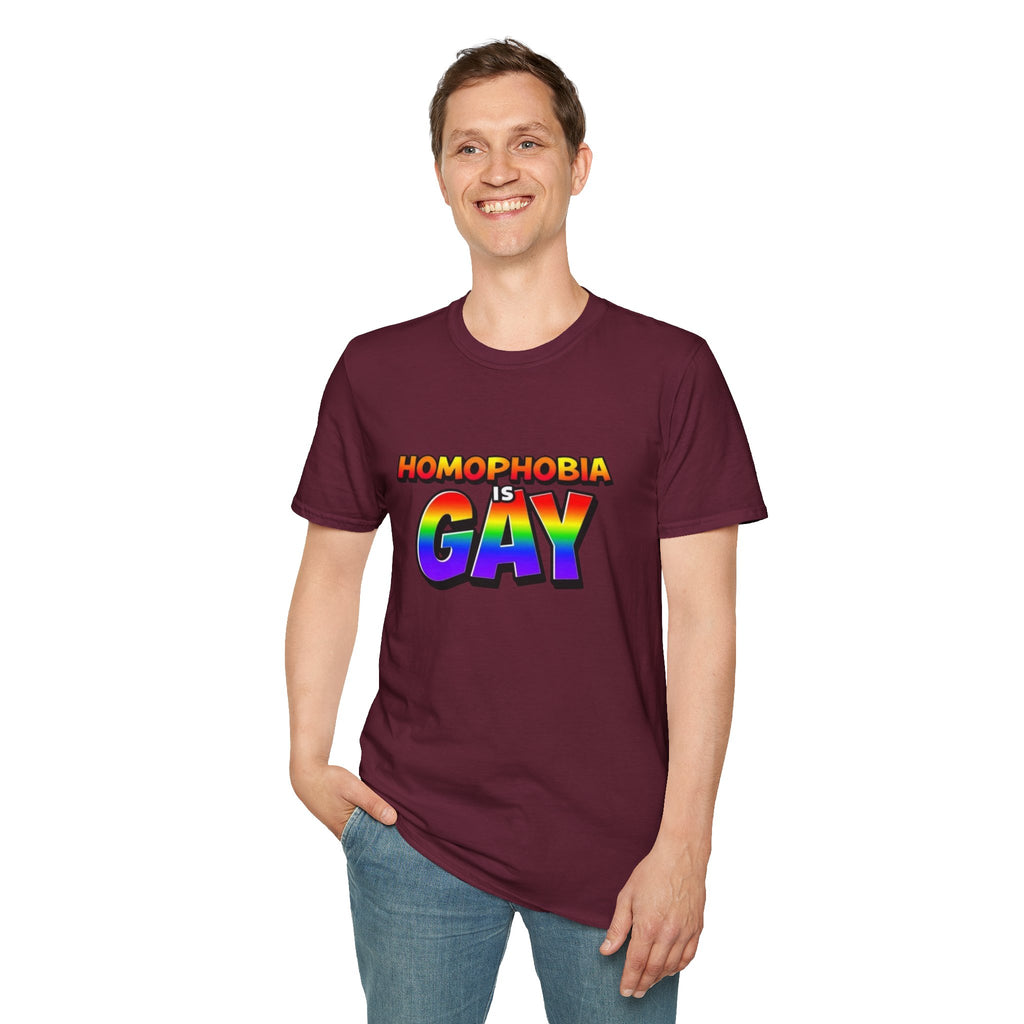 Homophobia Is Gay Graphic T-Shirt