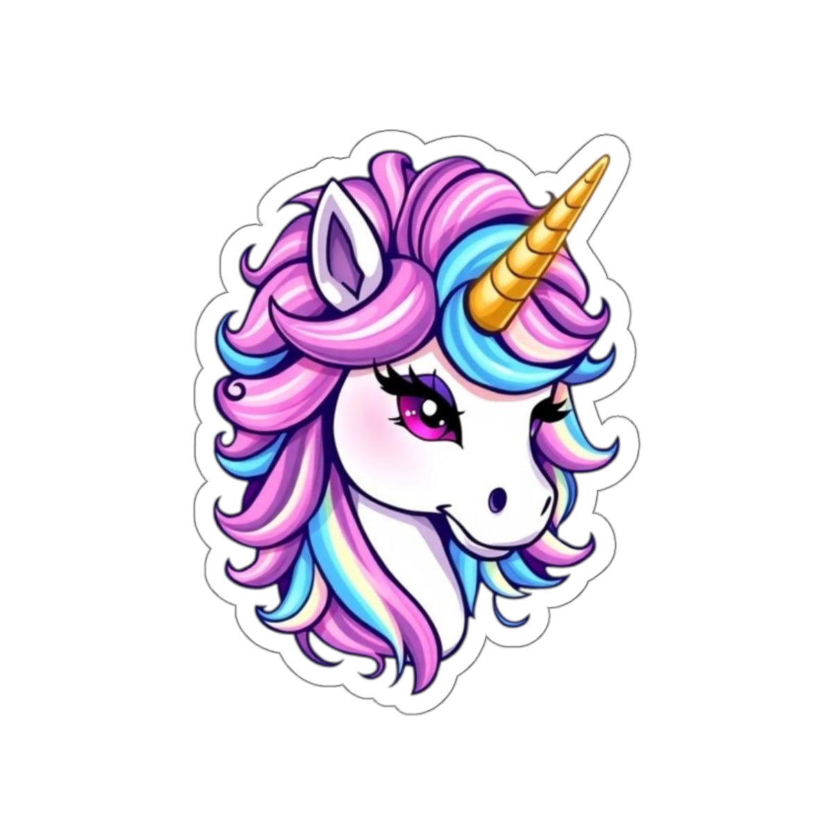 Die-Cut Stickers - Cute unicorn