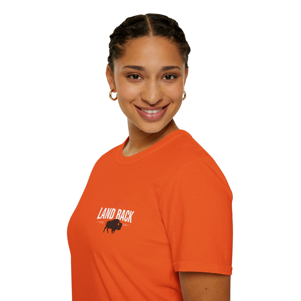 'Land Back' Unisex Softstyle T-shirt