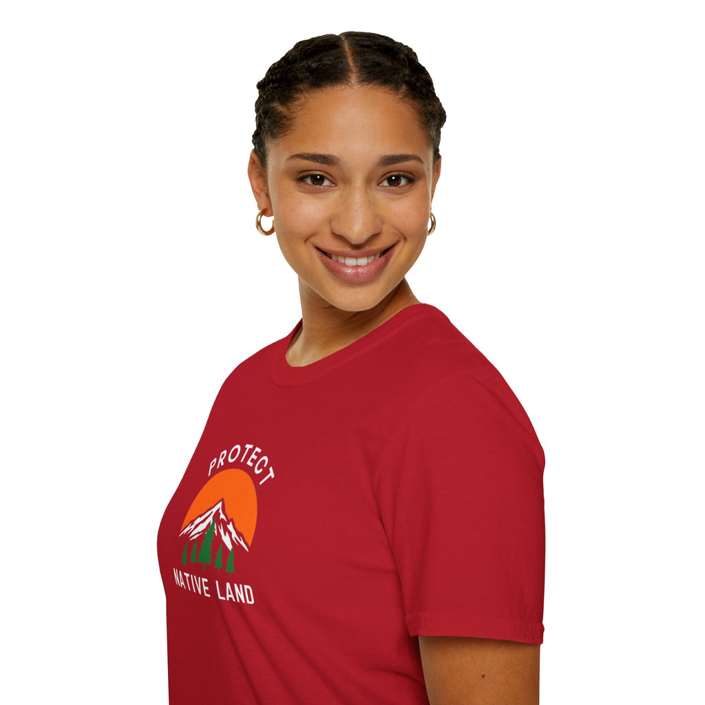 Protect Native Land Softstyle Unisex T-shirt