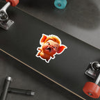 Die-Cut Stickers - Angry Little Orange Pig
