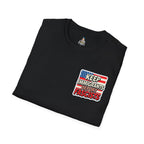 Keep Immigrants Deport Fascists Unisex Softstyle T-Shirt