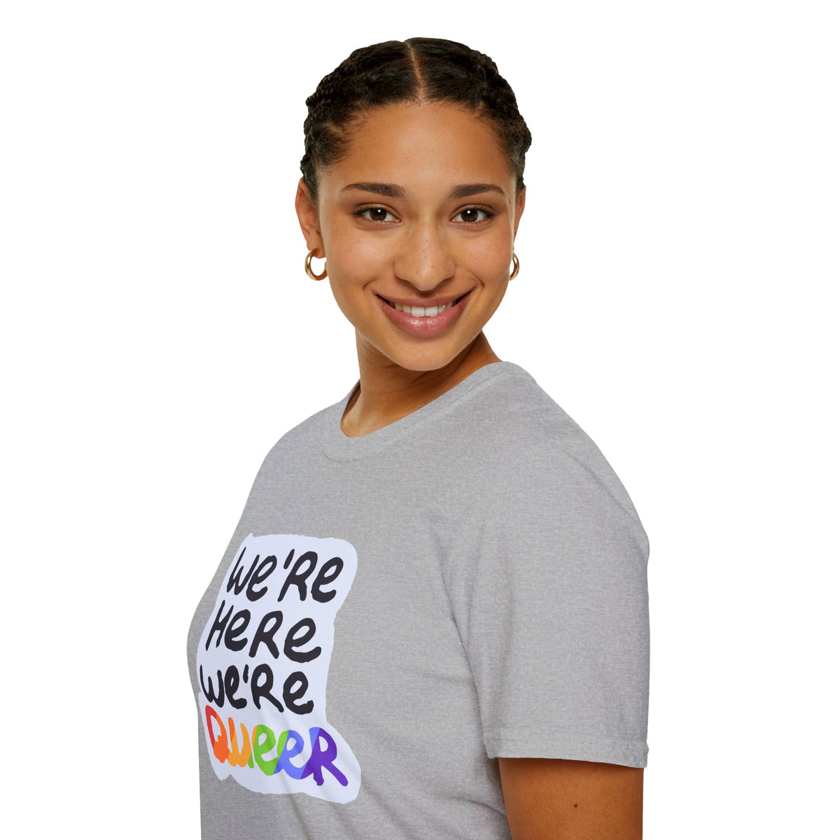 We’re Here We’re Queer Pride Tree Las Vegas T-Shirt