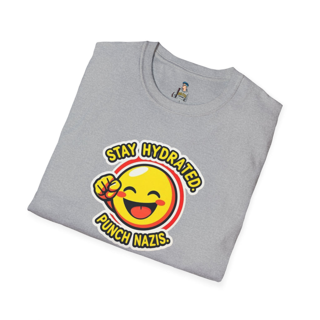 Stay Hydrated, Punch Nazis T-Shirt