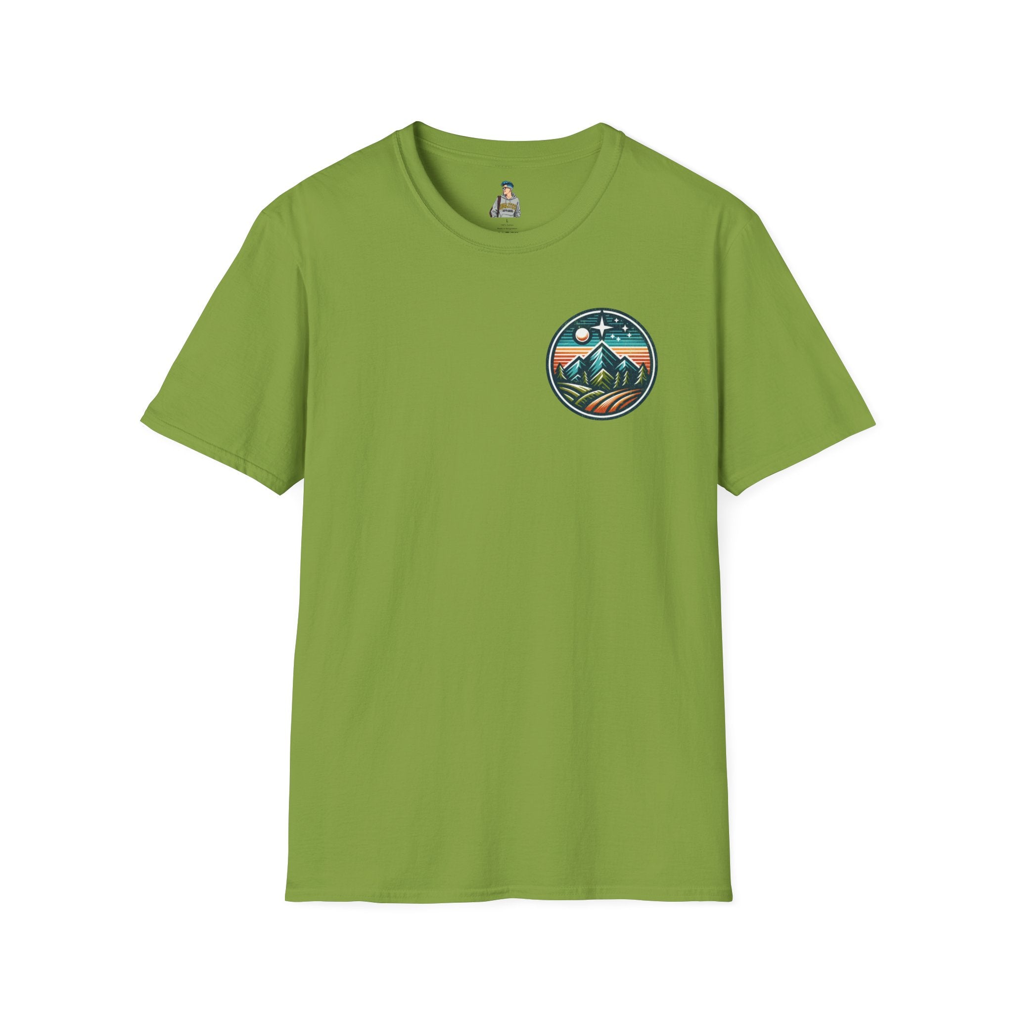 Outdoor Adventure Unisex Softstyle T-Shirt - "Listen to the Wild - Nature is My Religion" Design