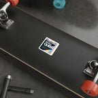 Teaching While Queer Die-Cut Stickers - LGBTQ+ Advocacy Designs for Authentic Living