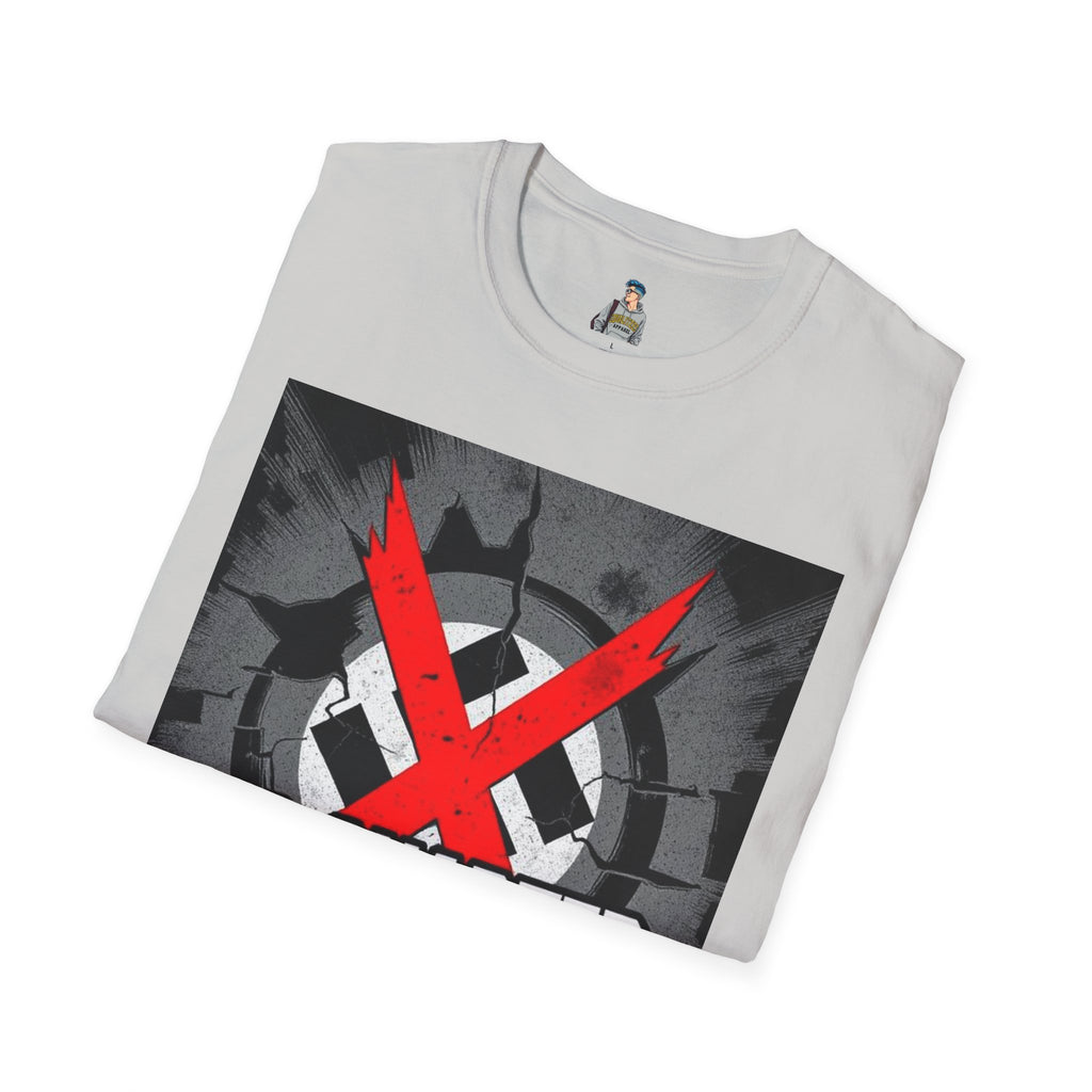 Unisex Softstyle T-Shirt - No Quarter for Fascists Graphic Tee