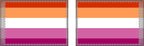 Double Sided Lesbian Pride Flag - Vibrant Rainbow Decorative Banner for Parades and Celebrations