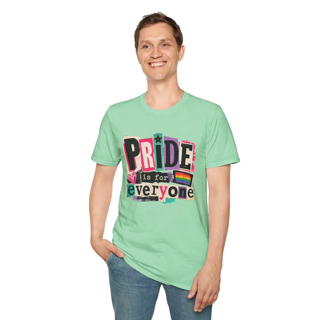 Pride Is for Everyone T-Shirt — Colorful LGBTQ+ Ally Tee