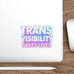 Die-Cut Stickers - TRANS VISIBILITY SAVES LIVES