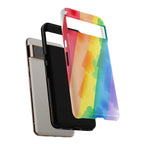 Rainbow Watercolor Art Tough Cases For Android & iPhone