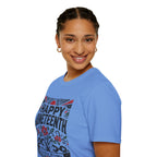 Juneteenth T-Shirt — "Happy Juneteenth" Floral Freedom Tee