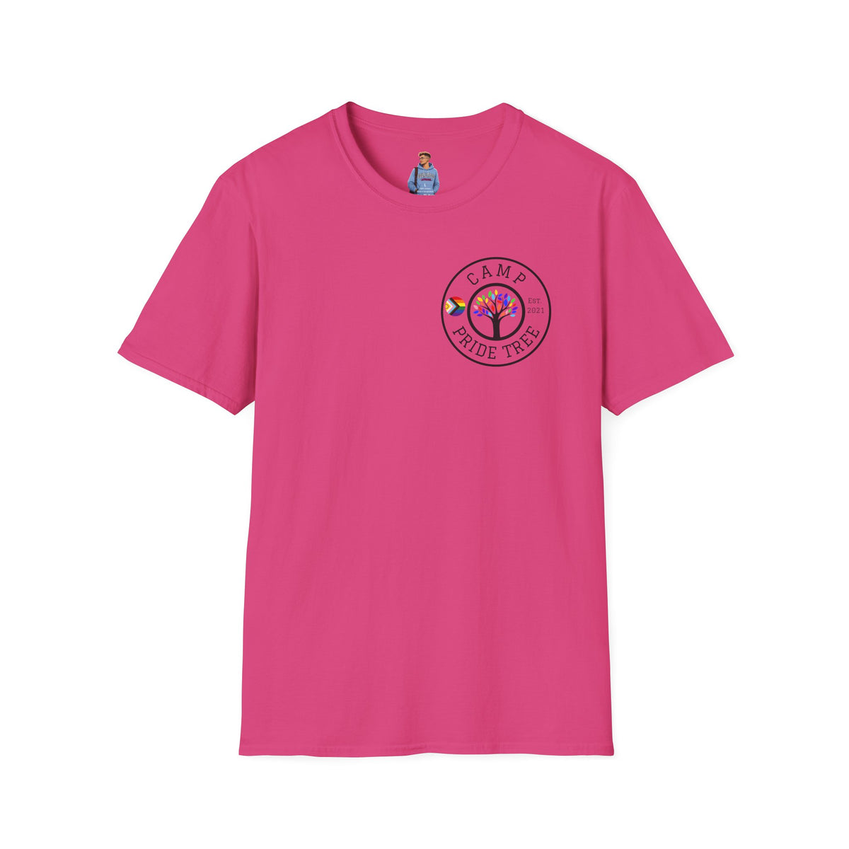 Camp Pride Tree T-Shirt — Logo Tee