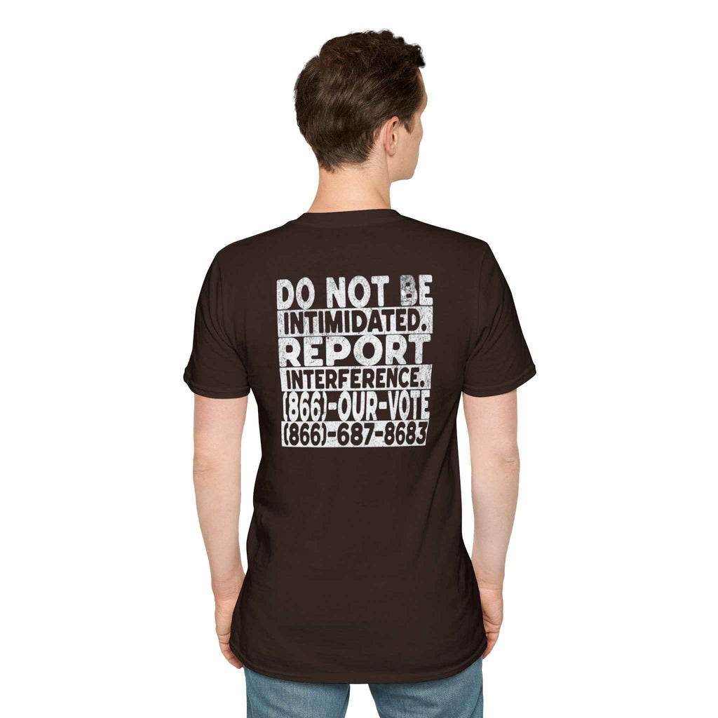 Do Not Be Intimidated Know Your Rights Voting Tee-English