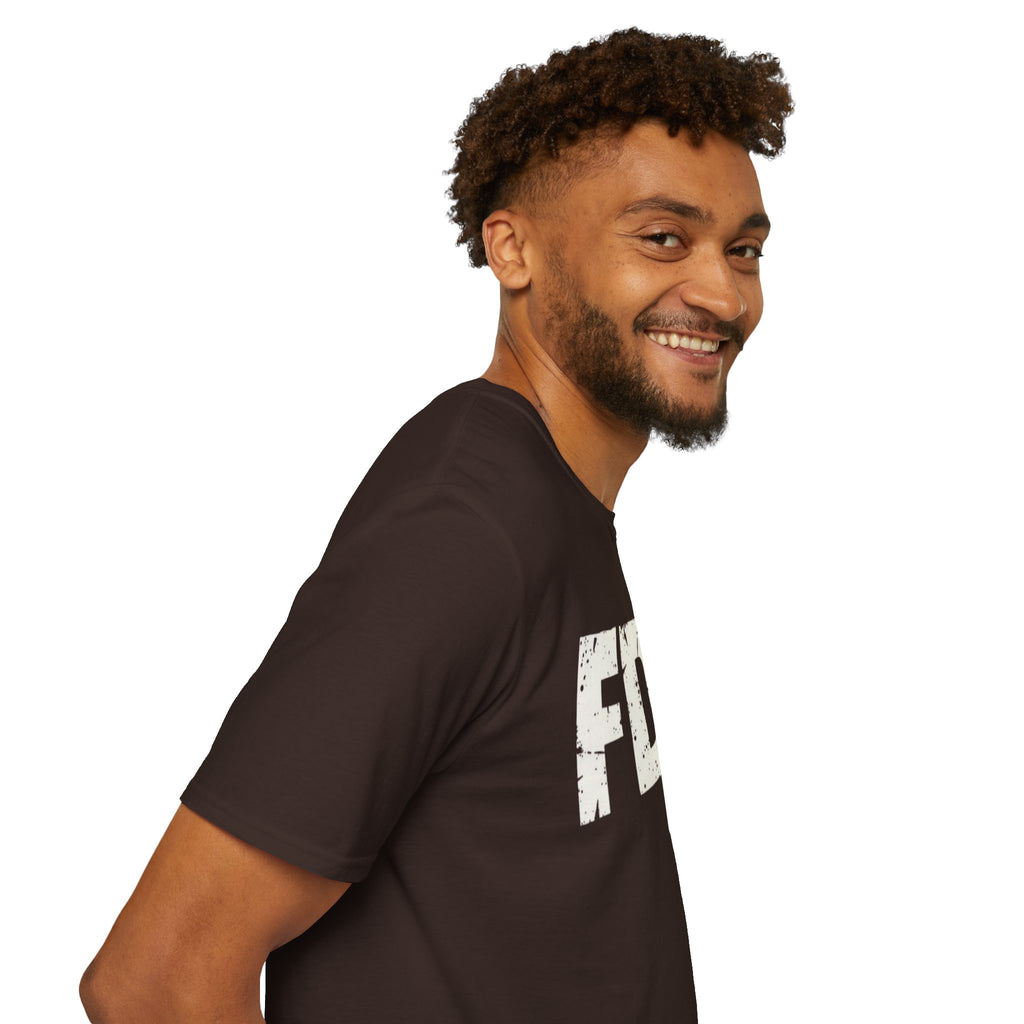 FDT Distressed Graphic T‑Shirt — Bold Statement Tee