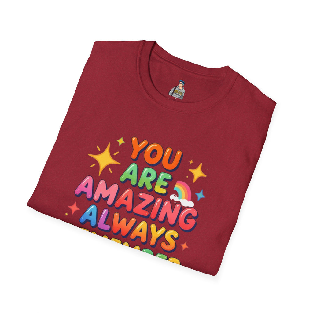 You Are Amazing T-Shirt — Colorful Inspirational Graphic Tee