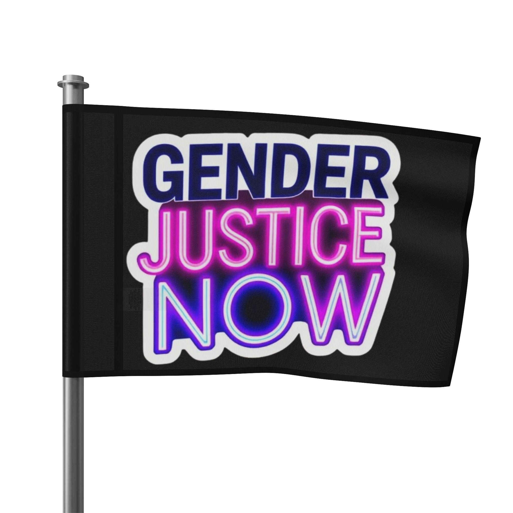 Gender Justice Now - Protest Flag