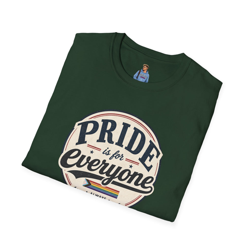 Pride Is for Everyone T-Shirt — Inclusive Retro Pride Tee