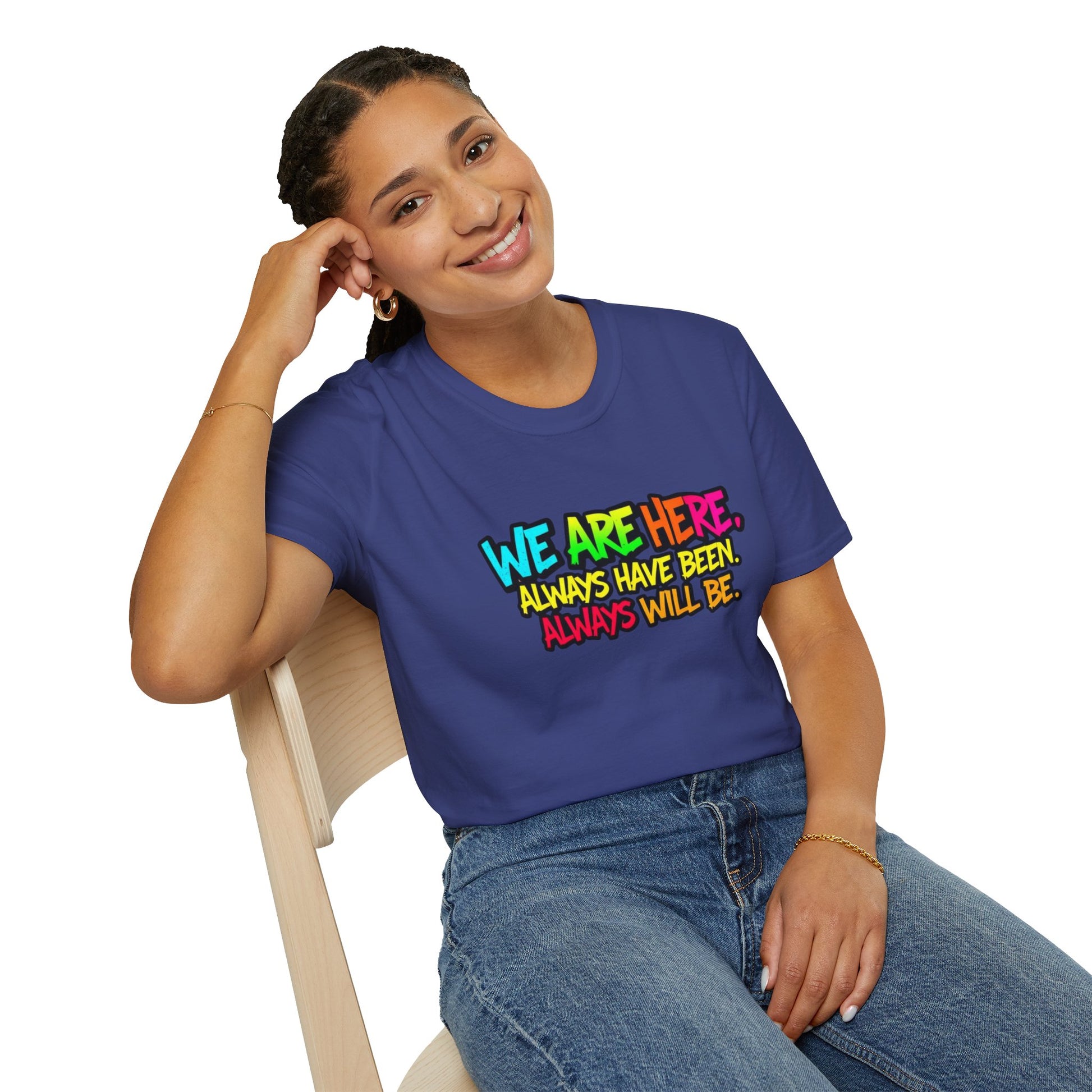 We are WHO We Are Just Leave Us tf Alone Pride Tee