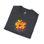 Say Gay Unisex Softstyle T-Shirt
