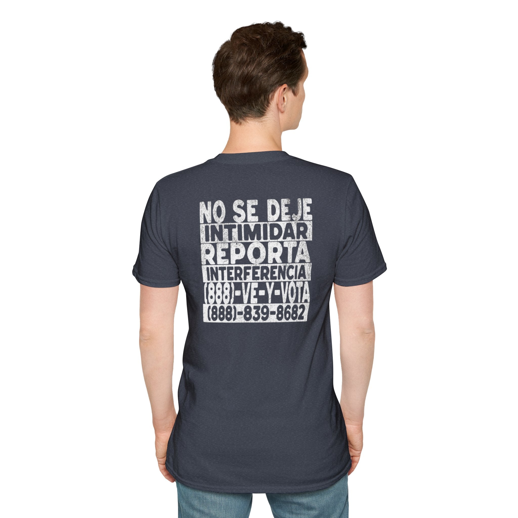 NO SE DEJE INTIMIDAR. Know Your Rights Voting Tee-Spanish