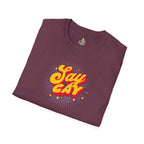 Say Gay Unisex Softstyle T-Shirt