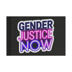 Gender Justice Now - Protest Flag