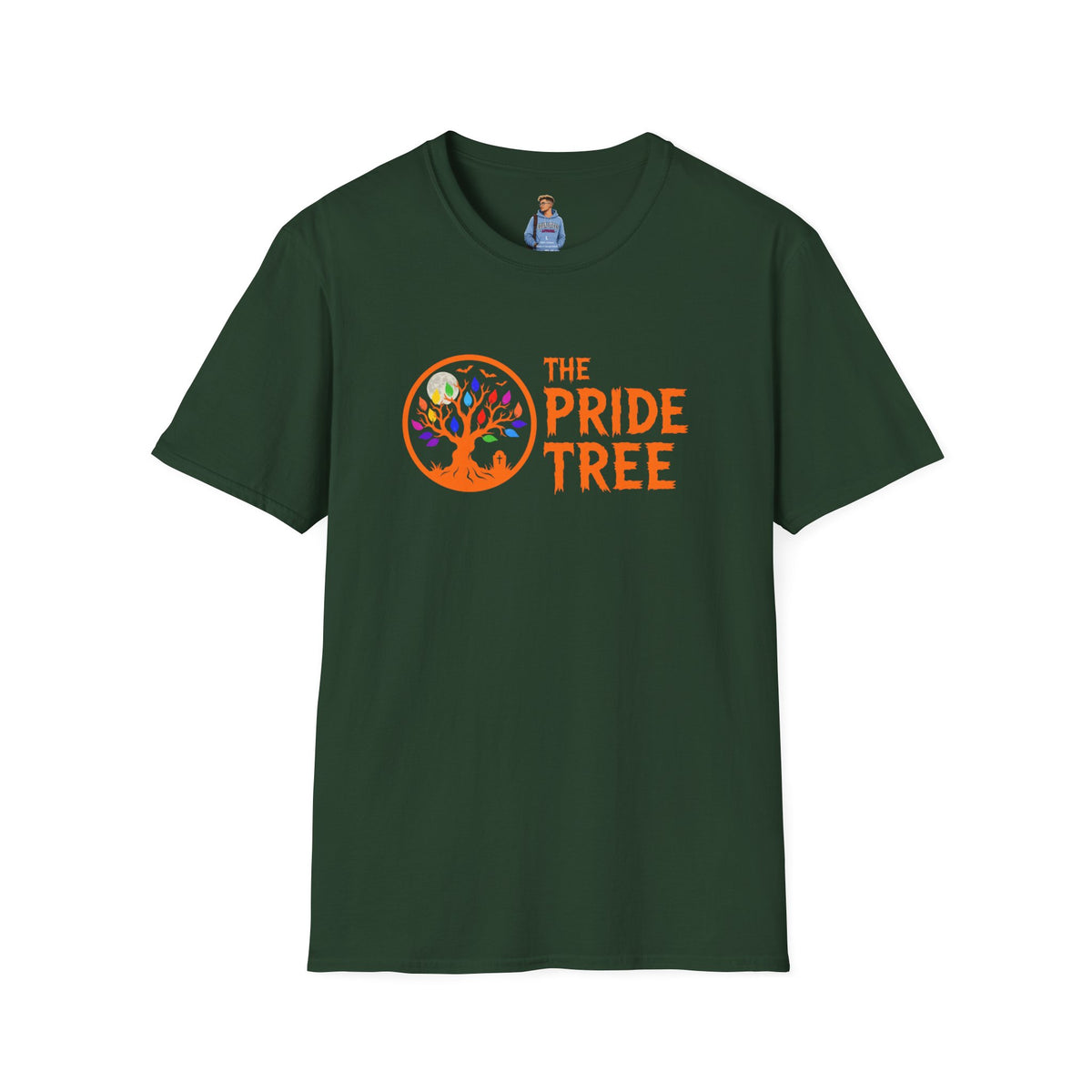 Orange Halloween Logo Pride Tree T-Shirt