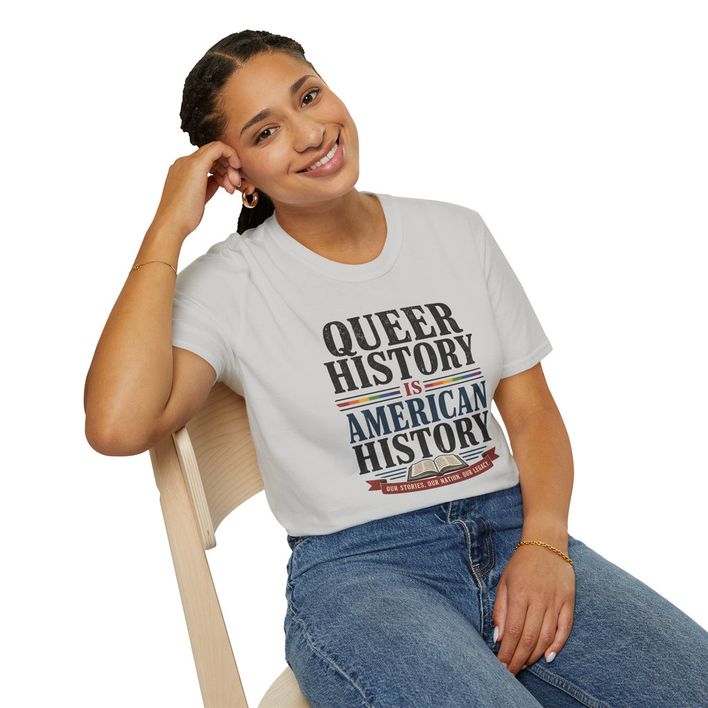 Queer History Is American — Graphic T-Shirt