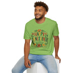 Juneteenth T-Shirt — "Happy Juneteenth" Floral Celebration Tee