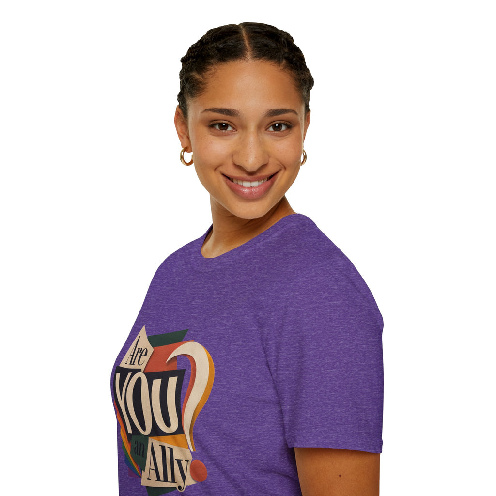Are You An Ally? T-Shirt — Vintage Pride Ally Tee