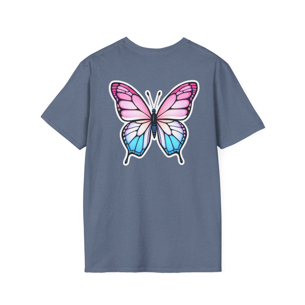 Trans Caterpillar to Butterfly Graphic T-Shirt