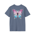 Trans Caterpillar to Butterfly Graphic T-Shirt