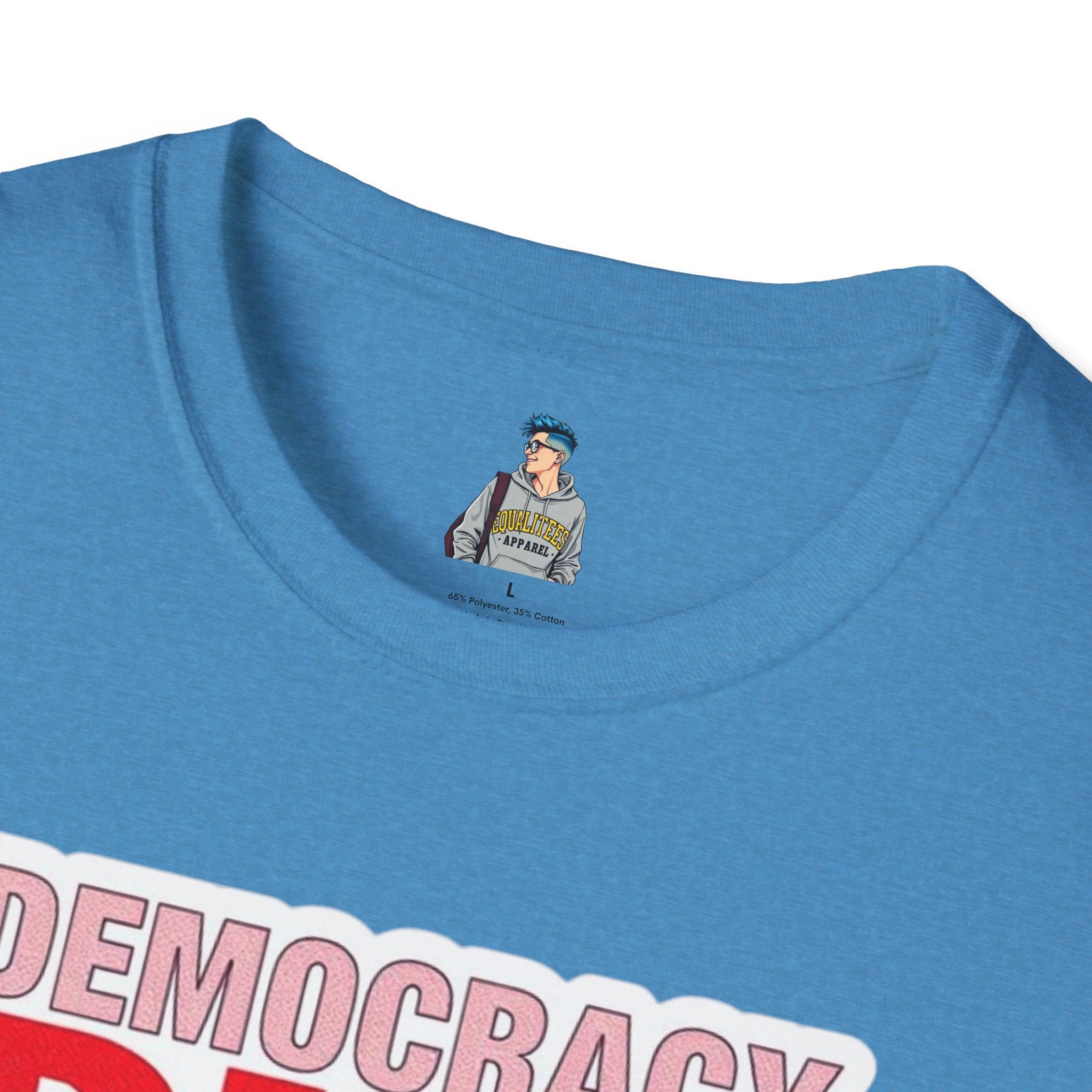 Democracy Dies Without Women Unisex Softstyle T-Shirt