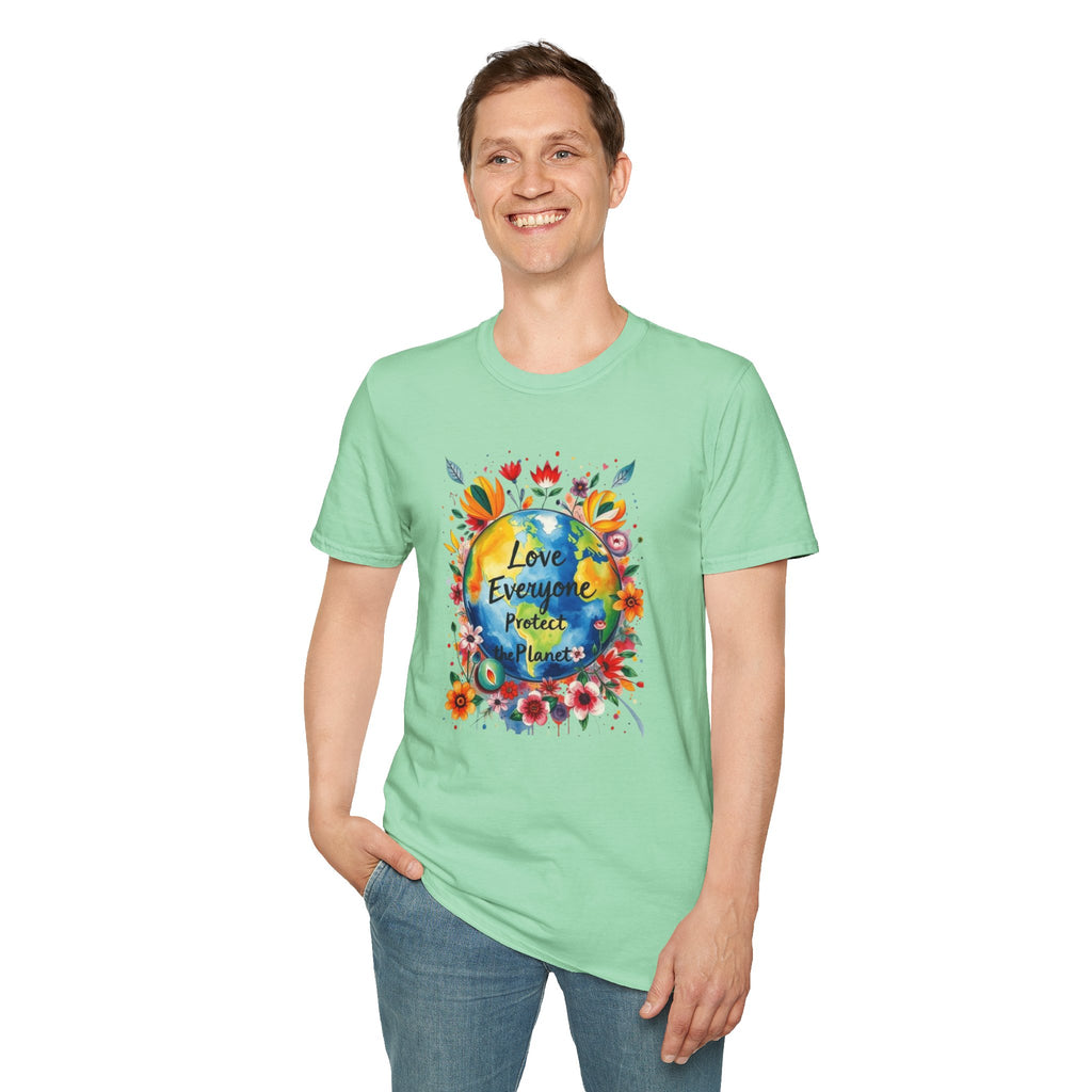 Love Everyone Protect The Planet T-Shirt