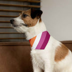 Lesbian Pride Flag Pet Bandana - Strut Your Mut