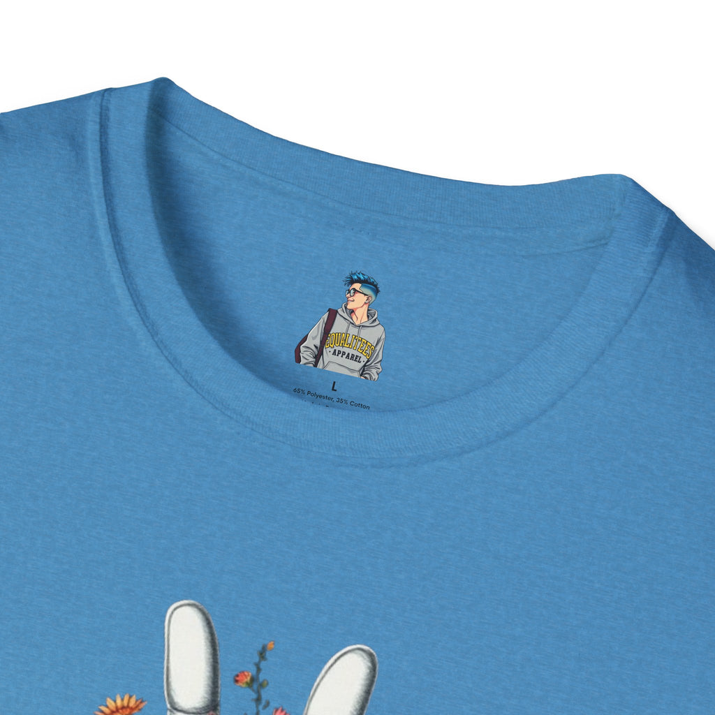 Grow Peace Unisex Softstyle T-Shirt - Boho Inspiration, Perfect for Festivals and Everyday Wear