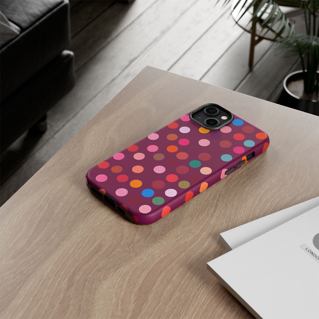 Polka Dot Tough Case for iPhone