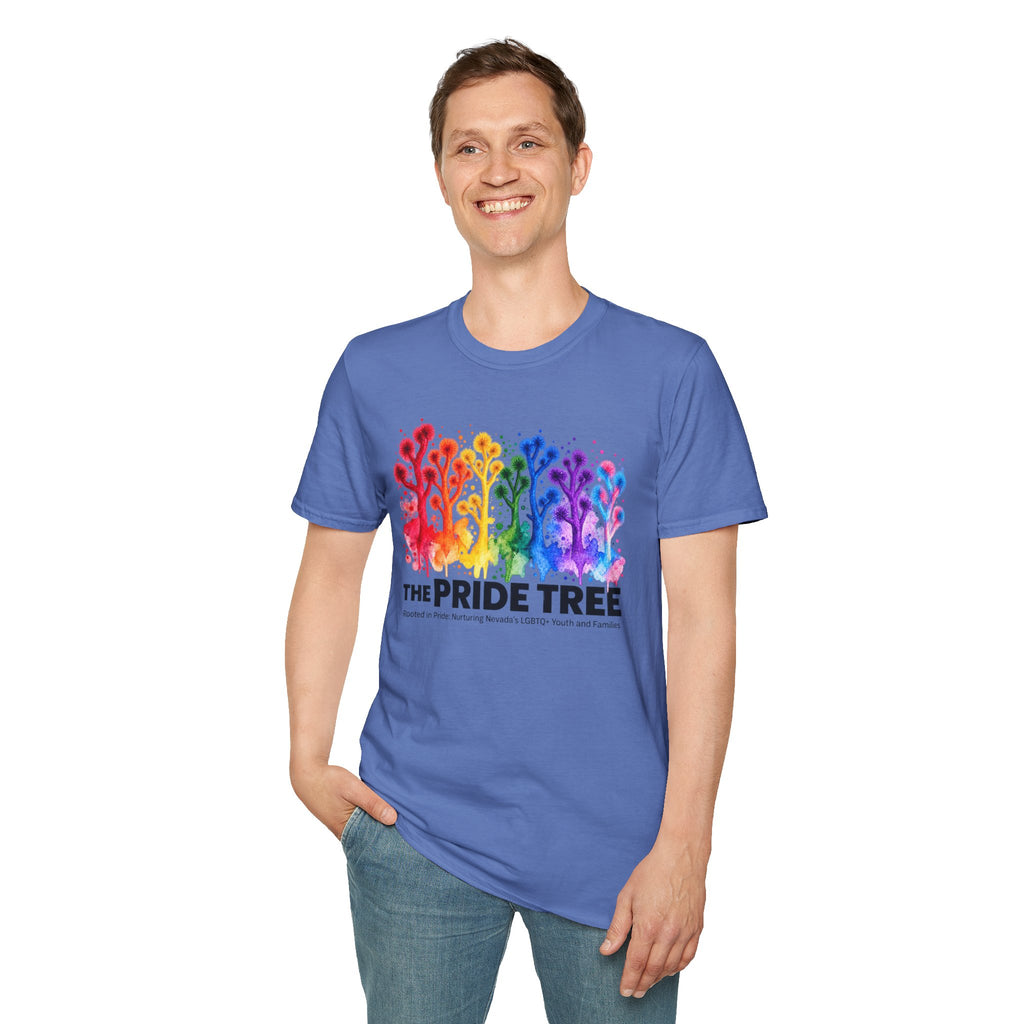 Pride Tree Las Vegas T-Shirt - Black Text