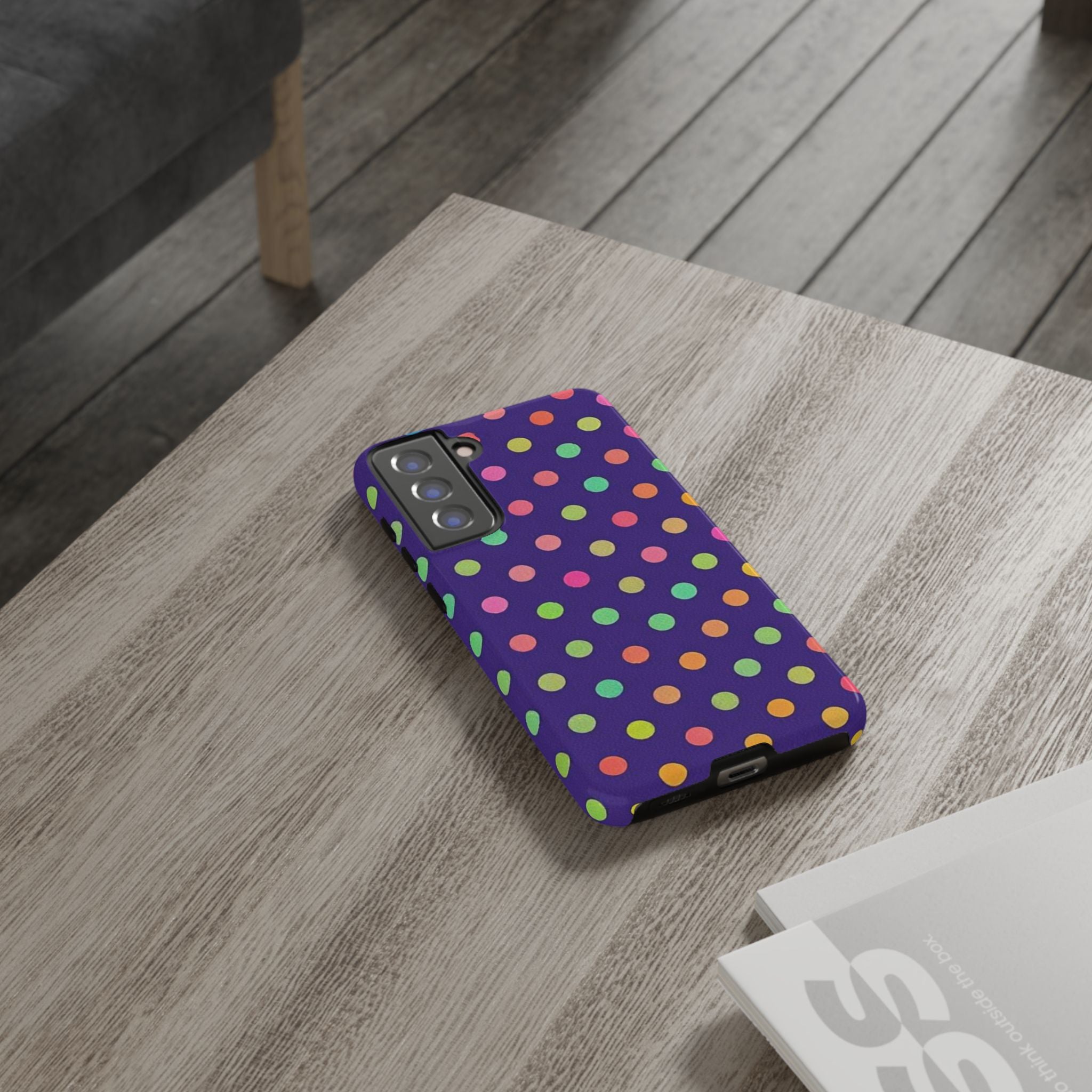 Colorful Polka-Dot Tough Case for Android
