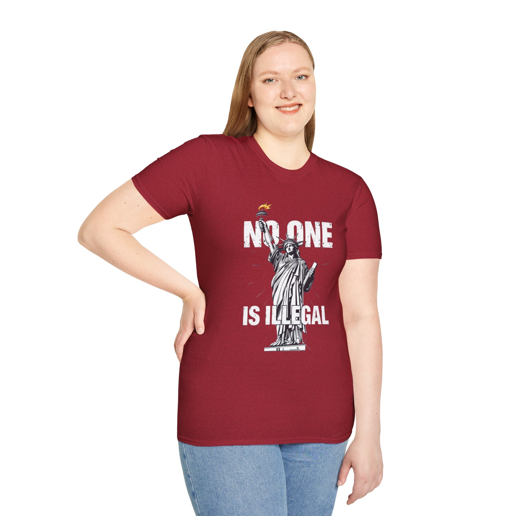 No One Is Illegal Graphic T-shirt