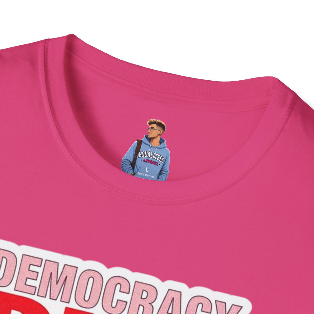 Democracy Dies Without Women Unisex Softstyle T-Shirt