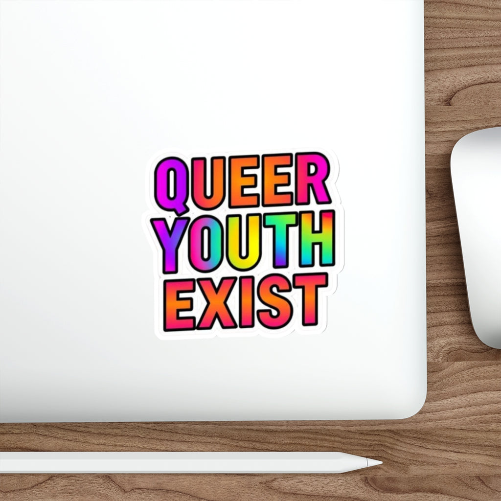 Die-Cut Stickers - QUEER YOUTH EXIST