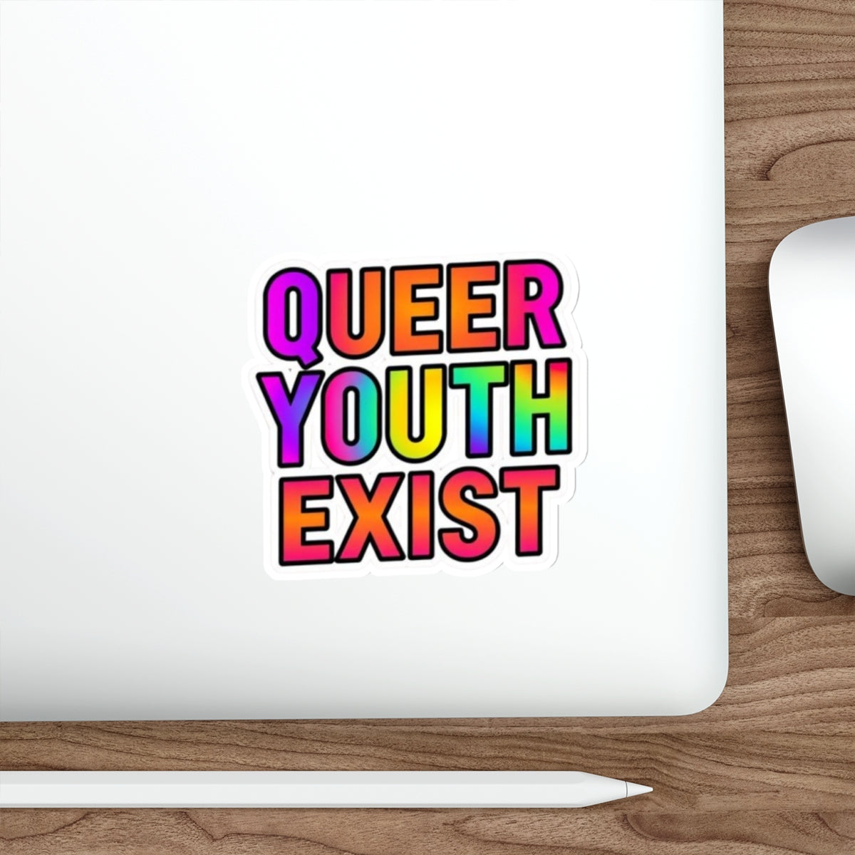 Die-Cut Stickers - QUEER YOUTH EXIST